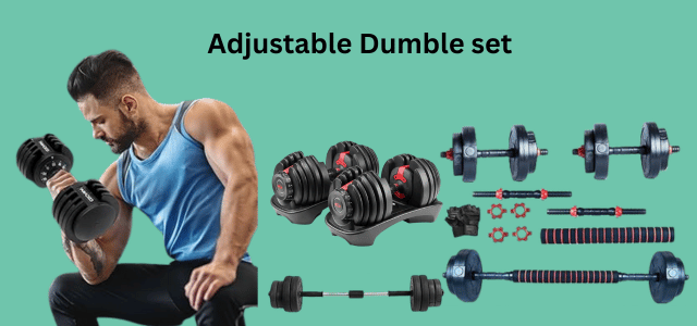 Adjustable Dumble set